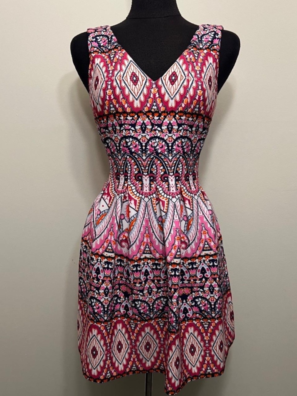 Vince Camuto patterned midi dress